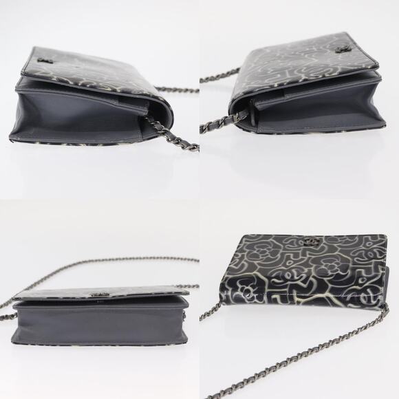 Chanel Camellia Coco Mark Chain Wallet - Picture 3 of 8